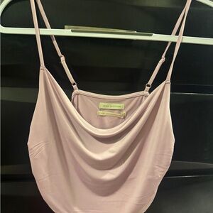 Urban Outfitters Blush Cowl Neck Top